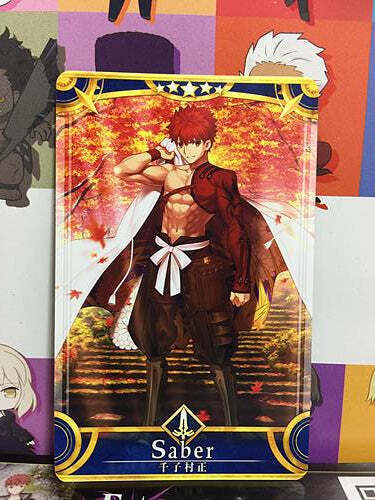 Senji Muramasa Stage 1 Saber Star 5 FGO Fate Grand Order Arcade Card