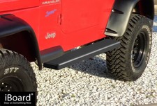 Premium 5 Black Iboard Side Steps Fit 87-06 Jeep Wrangler Tj Yj 2dr