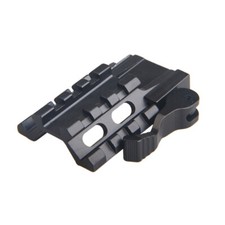 New 45 Degree Offset Double Side 20mm Picatinny Rail Scope Mount Base Riser