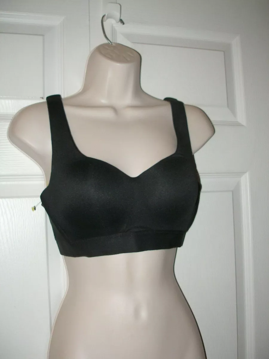 Crane Women's Sport Bra Small Black FITS 34B TO 34C Bust Molded