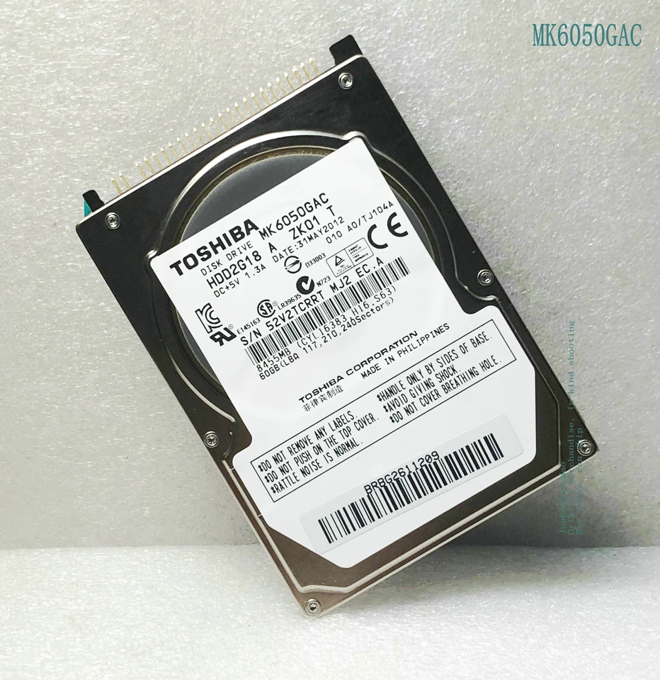 MK6050GAC 60GB built-in 2.5" Toshiba automotive temperature control hard drive - Image 4 of 4