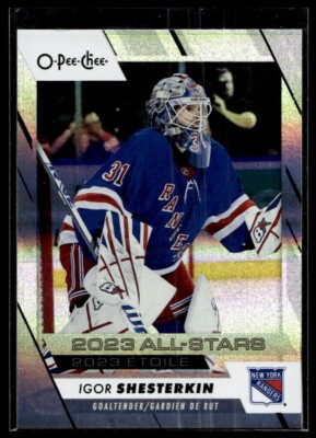 2023-24 O-Pee-Chee Rainbow Foil Spectrum Igor Shesterkin 096/350 New York