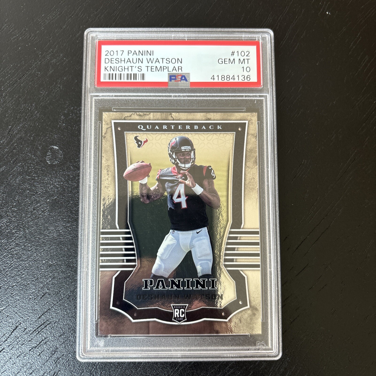Deshaun Watson Panini #102 Knights Templar