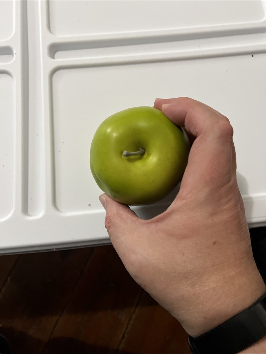 Vintage Plastic Apple Large Green | eBay