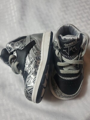 Reebok REVERSE JAM MONOPOLY BOARD Shoe School Sneaker Gym Casual~KIDS sz 3~RARE