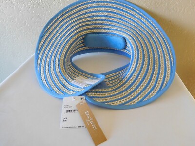 Eric Javits Brooke Visor in Blue Mix ?ERIC JAVITS? Brooke Packable Squishee Visor ~ UPF50+ Blue  main image 2