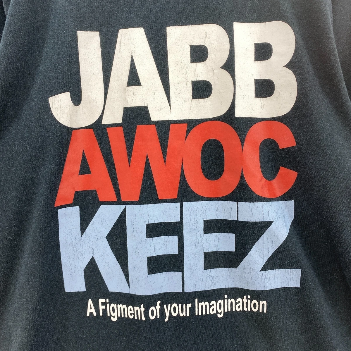 Vintage Jabb Awoc Keez Imagination Black T-shirt Size L | eBay