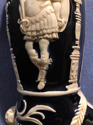 Vintage Beer Stein TRINKENSTIEFEL Drinking Boot Brunhilde Siegfried Wagner Rare! - Picture 8 of 12