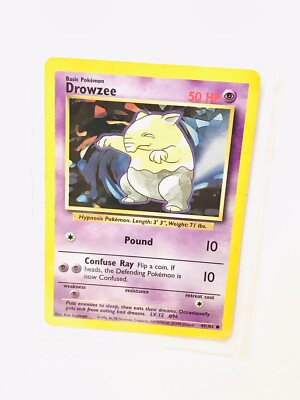 1995 drowzee pokemon card value Drowzee 1995 Poke'mon Card