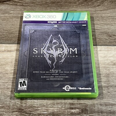 The Elder Scrolls V Skyrim - Legendary Edition -  Xbox 360 - W/ Manual