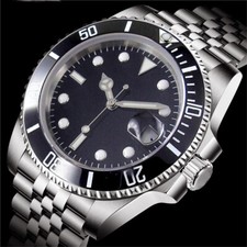 40mm BLIGER Black Dial Sapphire Glass Jubilee Strap NH35A Automatic Mens Watch