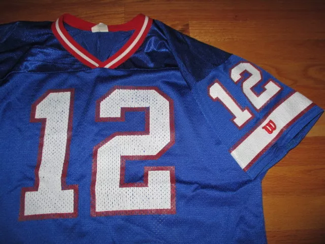 Brand New Vintage Wilson JIM KELLY No. 12 BUFFALO BILLS (Size XXL