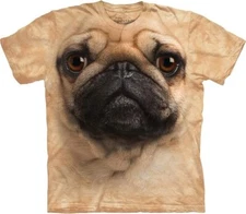 The Mountain Pug Face Dog T-Shirt  New (Md - XL)