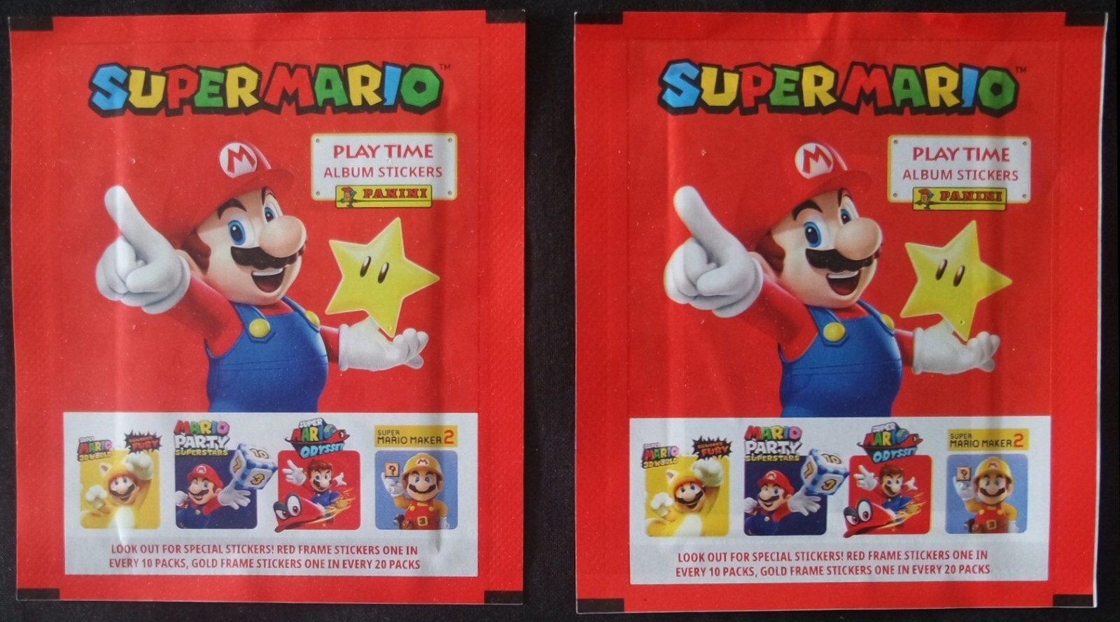 Bustine Di Figurine Super Mario Panini A Scelta, 2 Versioni