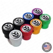 4x Venom Logo Roundel Car Wheels Tire Air Valve Caps Stem Dust Cover Sport Gift
