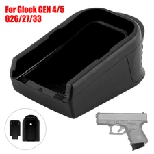 1/2 PCS For Glock GEN 4/5 G26/27/33 Extension Grip Plate M.agazine Pad-1/+2 RD