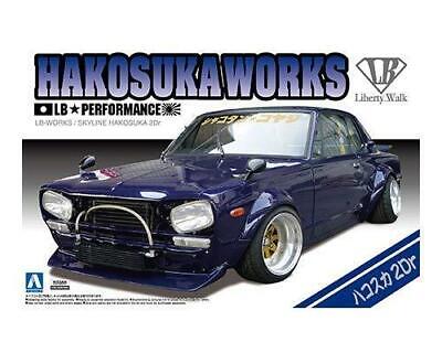 Aoshima 1/24 Liberty Walk LB Works Nissan Skyline Kenmeri 2Dr from Japan  4261