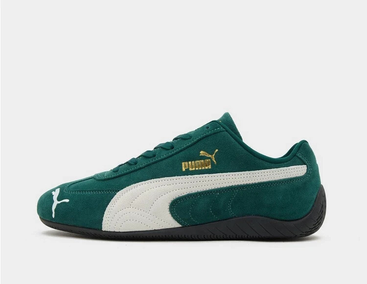 Кроссовки Puma Speedcat OG Мужские кроссовки Зелено-белая обувь 37090₽