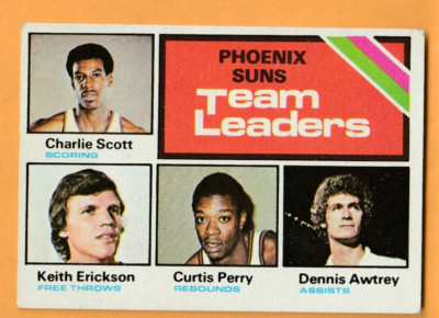 Charlie Scott Curtis Perry Keith Erickson Phoenix Suns 1975-76 Topps #130