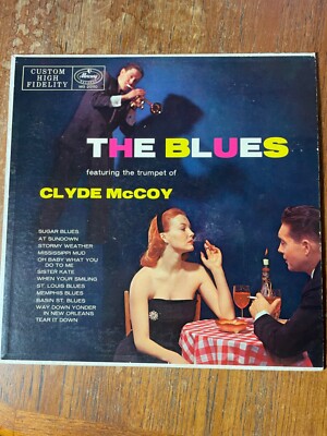 Clyde McCoy   The Blues With Clyde Mc Coy LP Vinyl 1956 JAZZ VG