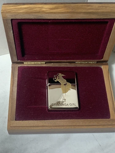 ZIPPO LIGHTER VARGA GIRL 1935 SILVERPLATE LIMITED EDITION ITALY 000/1000 NEW