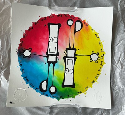 My Dog Sighs - You and me and me and you Art Print Signed & Numbered (Love)