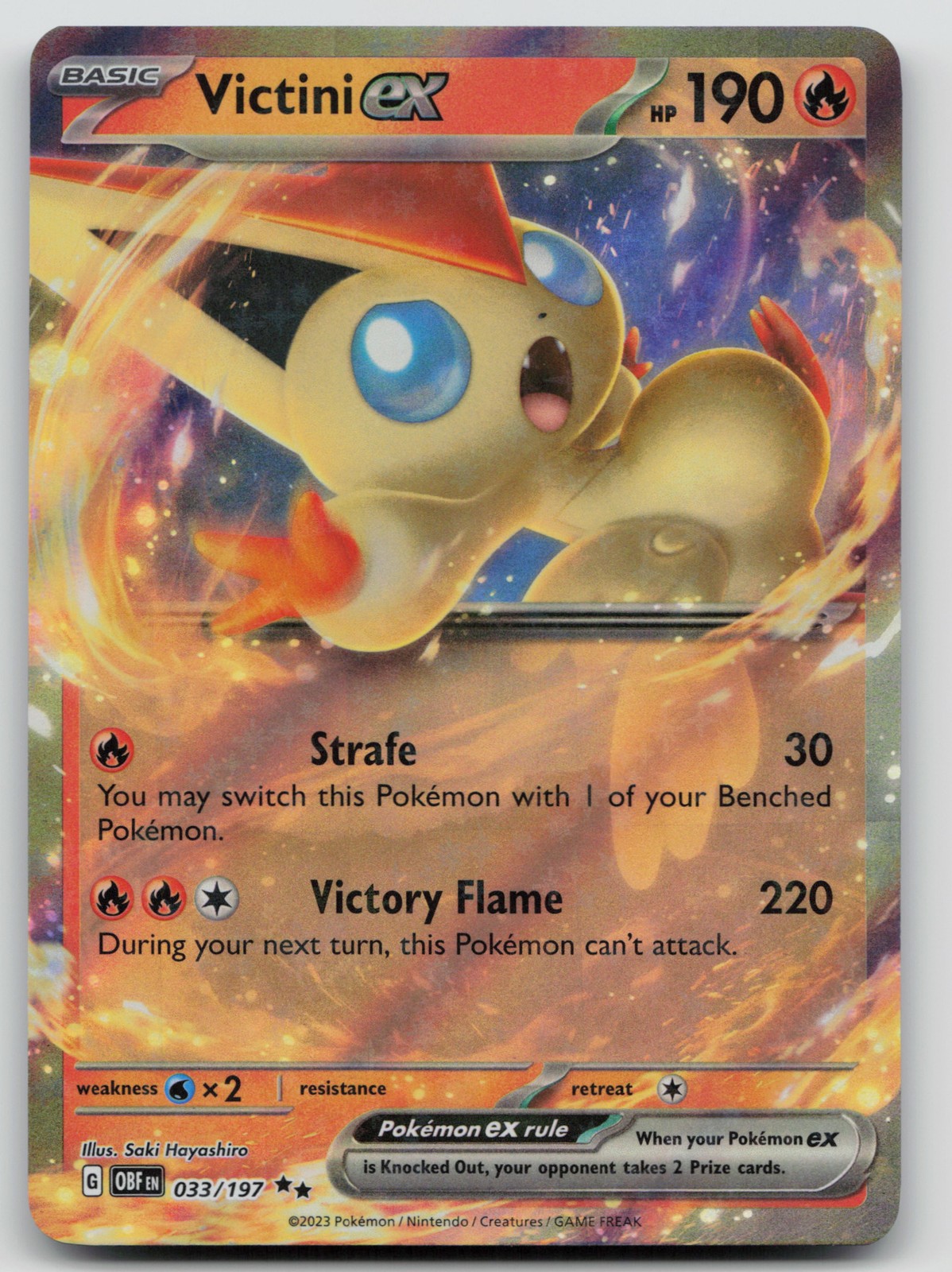 SV: ex Start Decks #014/139 Victini ex