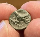 *RARE* Adramyteon, Mysia AE12, 1.7g. 2nd c. BC. 3/4 Facing Zeus / Eagle. ex-CNG. — photo 2