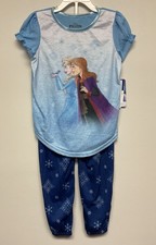  NWT Disney Frozen Size 6 Pajama Set ELSA  ANNA