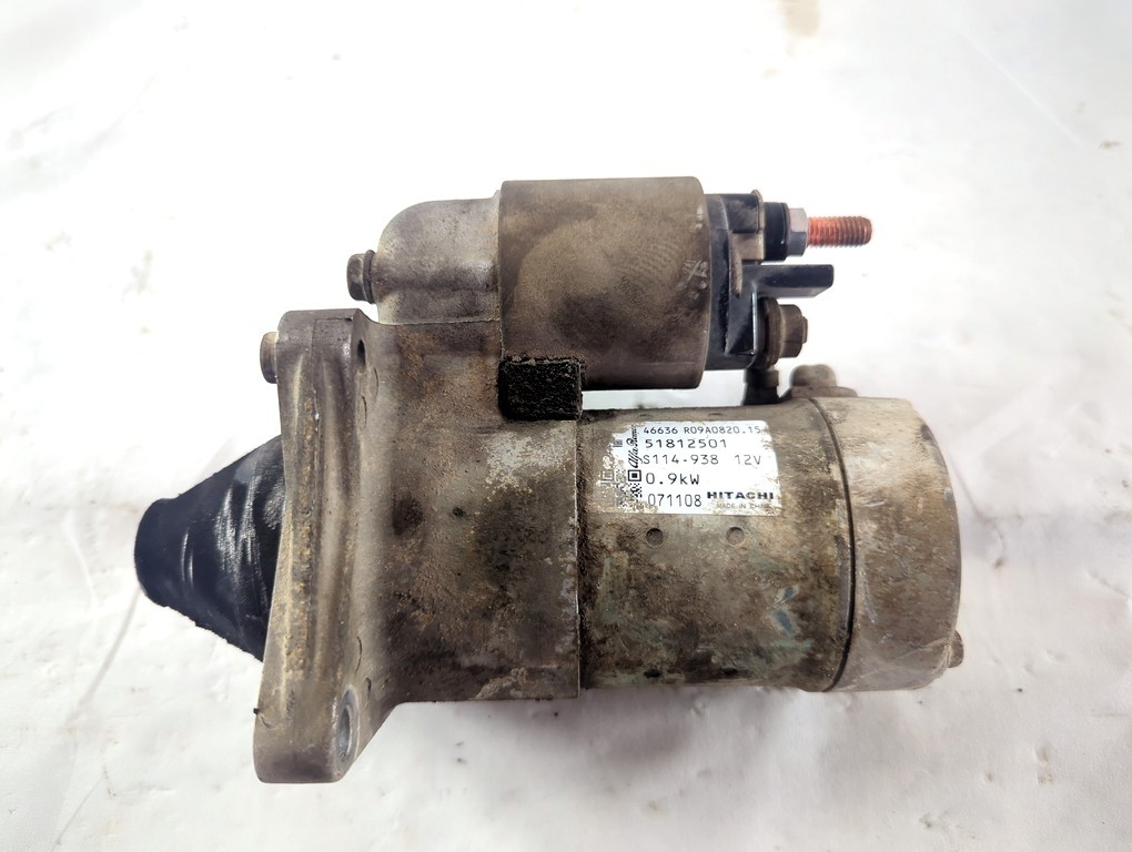 51812501 MOTORINO AVVIAMENTO FIAT PANDA 1.2 M 44KW 5M 5P (2008) RICAMBIO USATO