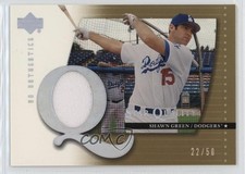 2003 Upper Deck Authentics Star Quality Game-Used Gold 22/50 Shawn Green 2k3