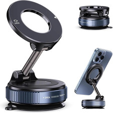 360  Adjustable Magnetic Vacuum Suction Cup Car Phone Holder Mount for MagSafe