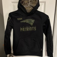 Nike Salute to Service New England Patriots Hoodie YOUTH Size Medium Sweatshirt