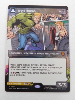 d*4様 エディ・ブロック/Eddie Brock ボーダレスfoil Eddie Brock Venom Foil Lethal Protector 0224 Borderless Spider-Man