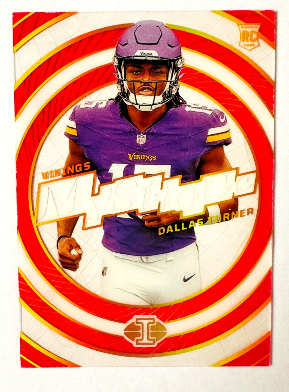 2024 Panini Illusions Dallas Turner Mystique RC #PINK Acetate SP #/399 Vikings!