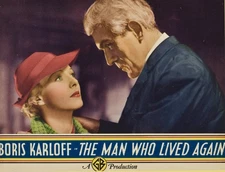 1936 BORIS KARLOFF in THE MAN WHO LIVED AGAIN Mini Lobby Card Photo  (209-Z-Y )