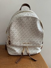 Image of Michael Kors Rhea Women's Backpack, Medium - 30S7GEZB1B (Vanilla)