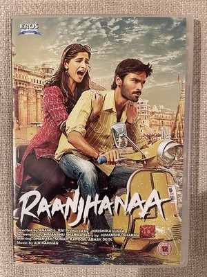 RAANJHANAA 2013 DVD  Bollywood Hindi Romantic Drama Film Sonam Kapoor , Dhanush