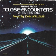 JOHN WILLIAMS-CLOSE ENCOUNTERS-45 RPM-SOUNDTRACK-PS-VINYL-RECORD-ARISTA AS0300-