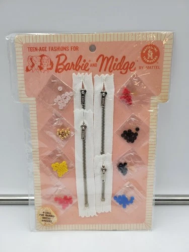 Vintage Barbie & Midge Teen-Age Fashions Sewing Accessories Set (1963)