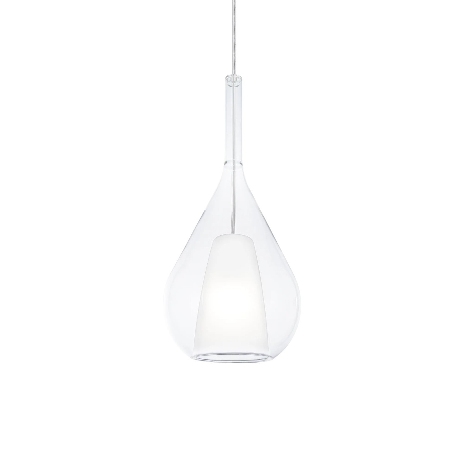Lampada Kalique Ideal Lux SP1-3 Trasparente: Tendenza Design 2024