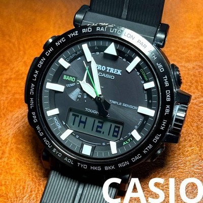 CASIO PRO TREK PRW-6621Y 5660 Solar Triple Sensor 46mm Uhr