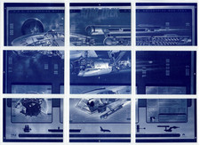 30 Years of Star Trek: Phase 3 complete set of 9 Blueprints insert trading cards
