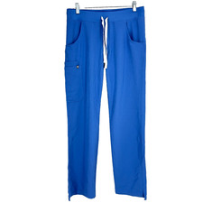 Figs Women ST Kade Cargo Scrub Pant Ceil Blue Nurse Doctor Tech Medical Hospital