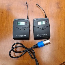 Sennheiser Bodypack Transmitter Sk100 G2+Sennheiser Reciver EK100 G2 TIP TOP