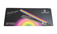 Royale Genius Heating Element Flat Iron Ceramic Plates Rainbow Design 1.25 In