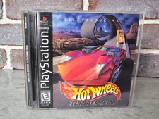 Hot Wheels: Turbo Racing (PlayStation 1 PS1) Black Label CIB w/ Reg Card Manual