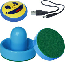 Rechargeable Hover Air Hockey Puck and Paddles, Hover Puck for Any Flat Surface,