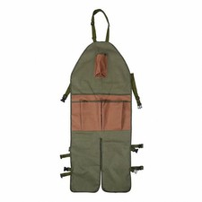 Split-Leg Apron Water-Resistant Apron with Pockets Heavy-Duty for Gardening
