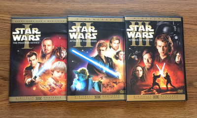 Star Wars Prequel Trilogy Episode 1-3, 6-DVD Complete Widescreen